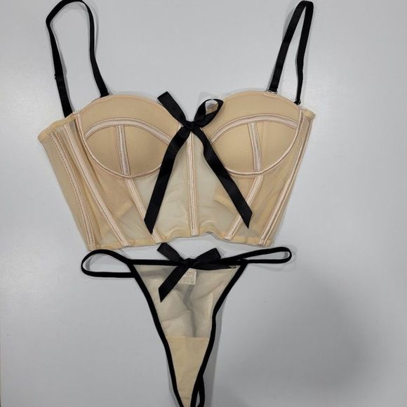 Bow On Top Lingerie Set - Picture 5 of 9